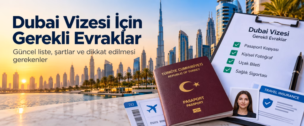 Dubai Vizesi İçin Gerekli Evraklar