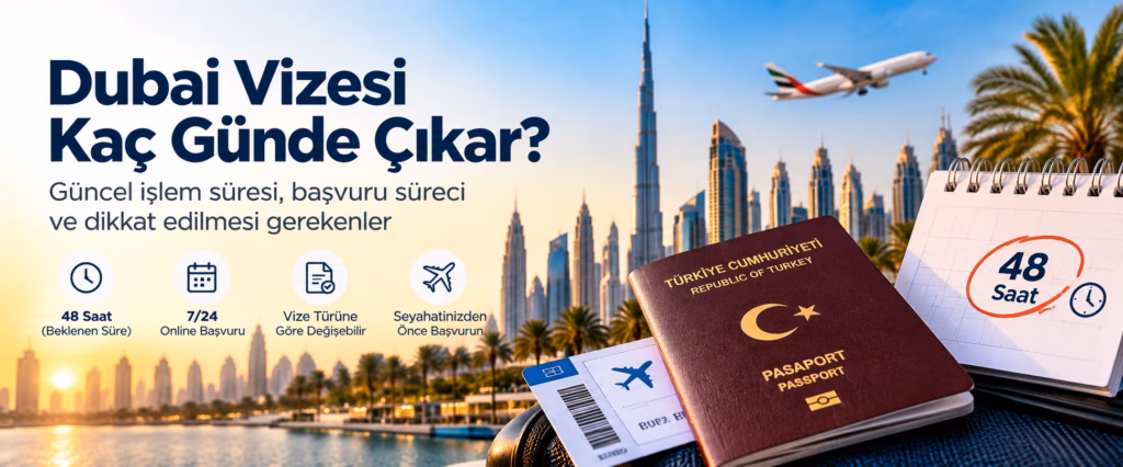 Dubai Vizesi Kaç Günde Çıkar