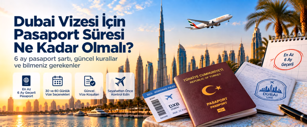 Dubai Vizesi Pasaport Süresi
